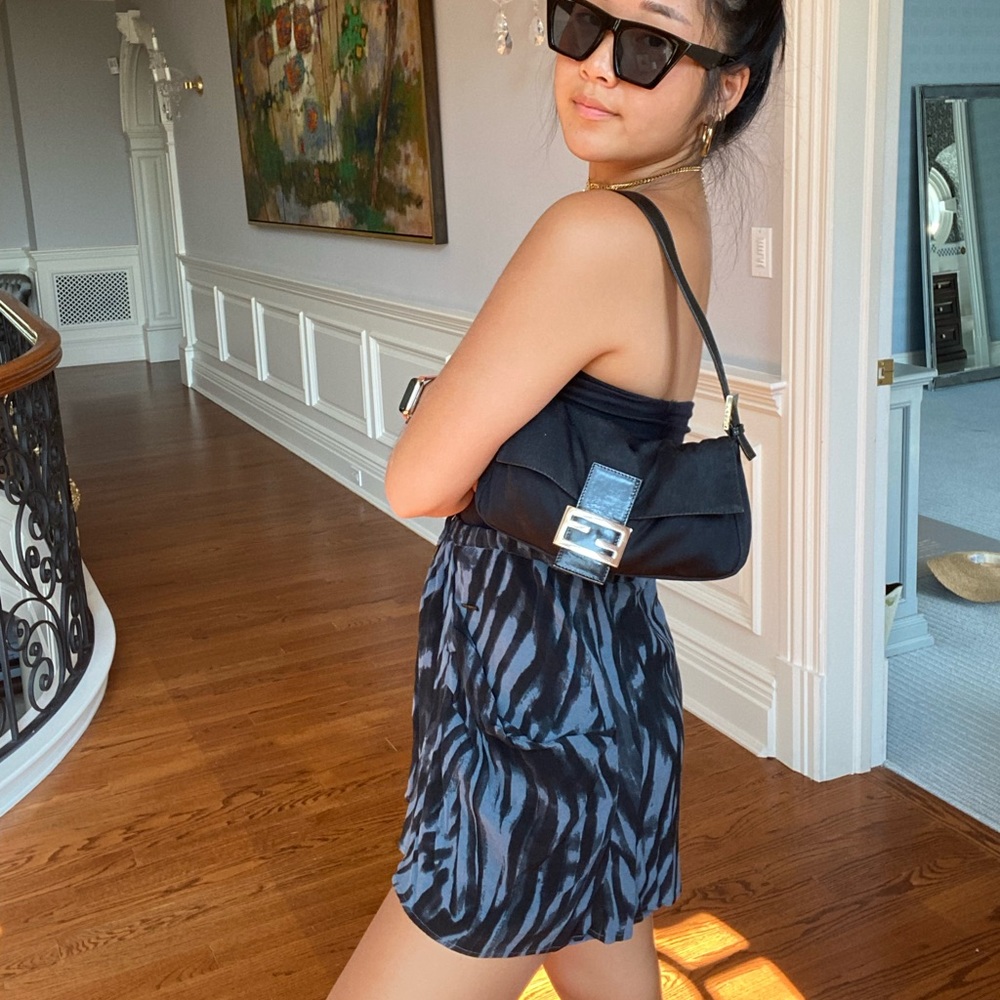 Diesel blue mini skirt size small